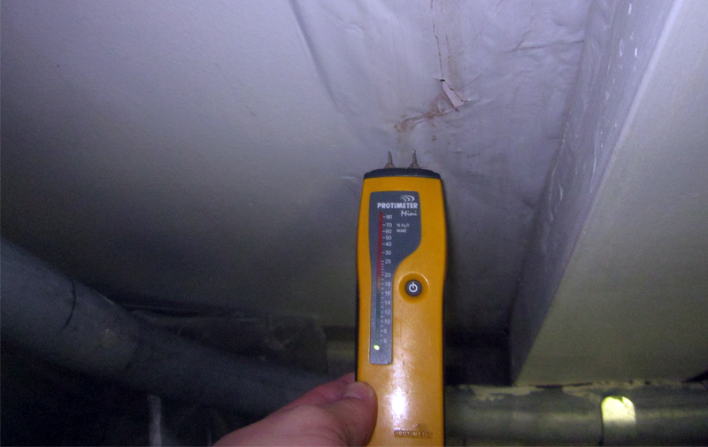 Image of moisture testing
