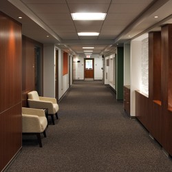Image of colorful office corridor.