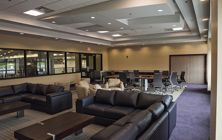 Interior image of MVP room at Kerr-Pegula Athletic Field House.