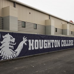 Exterior image of parking lot at field house.