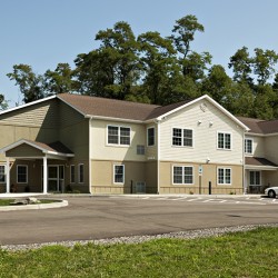 Exterior image of Choconut Creek Apartments.