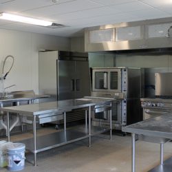 Image of interior kitchen space