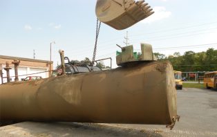 Image of underground tank removal